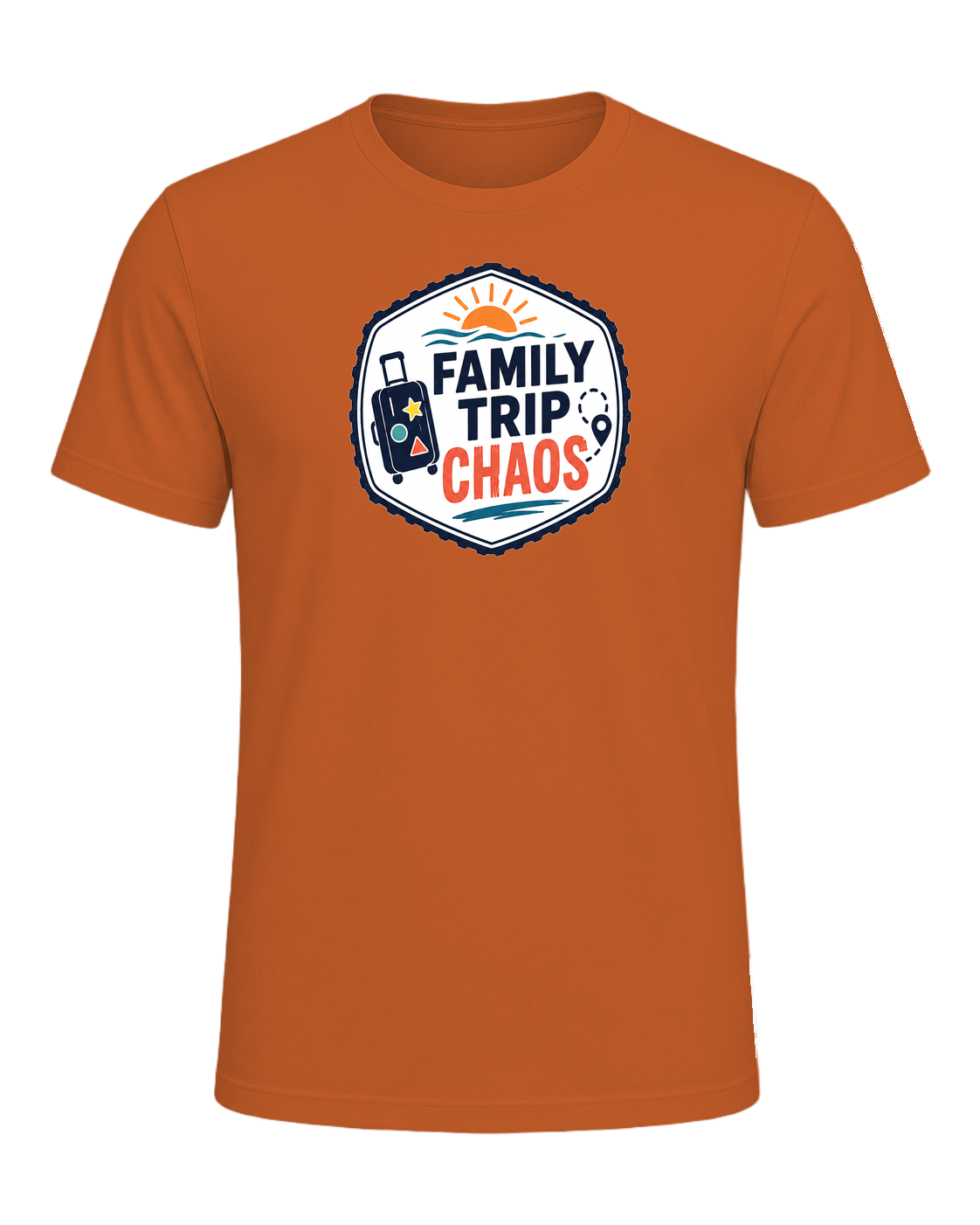 FAMILY TRIP CHAOS — Orange
