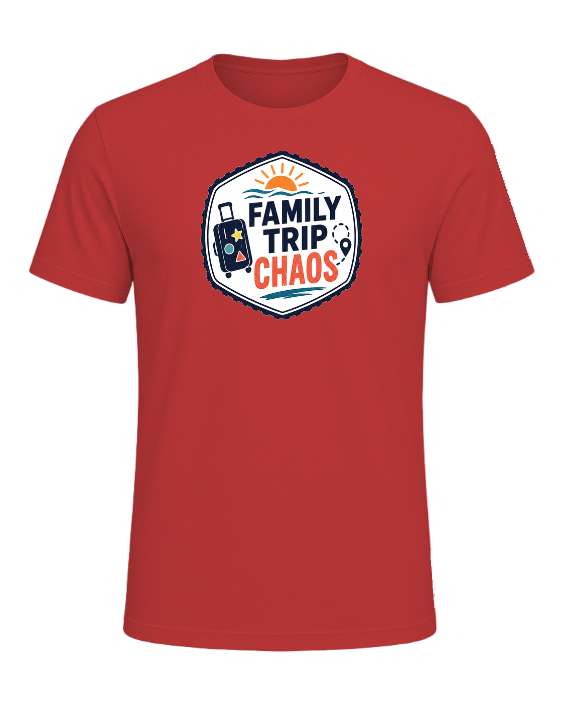 FAMILY TRIP CHAOS — Red