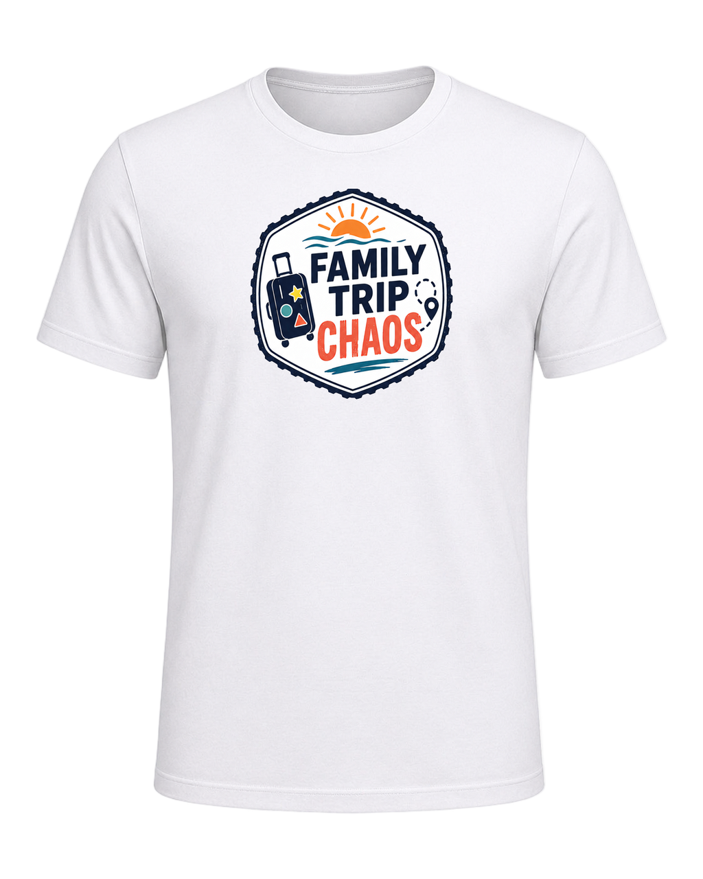 FAMILY TRIP CHAOS — White