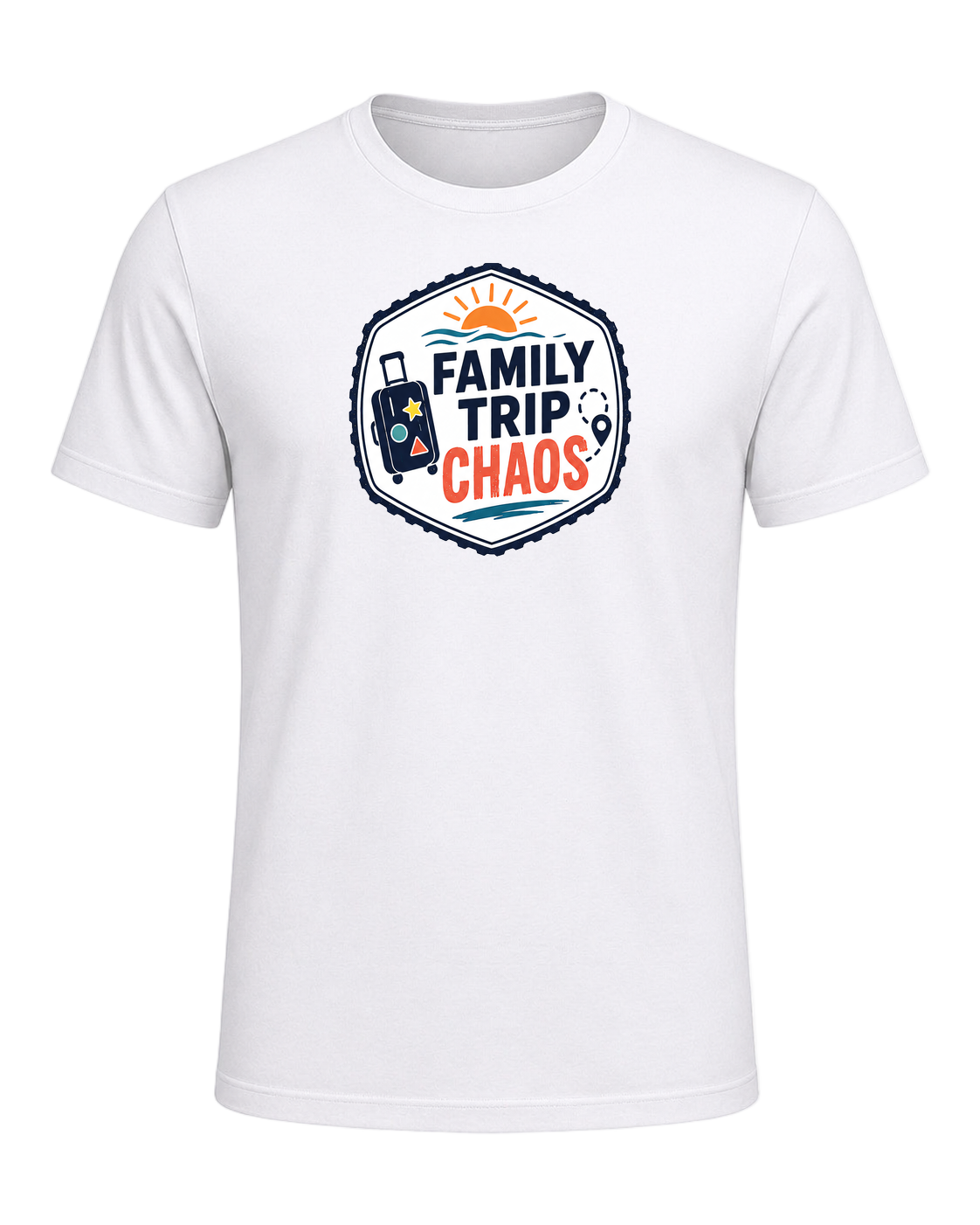 FAMILY TRIP CHAOS — White