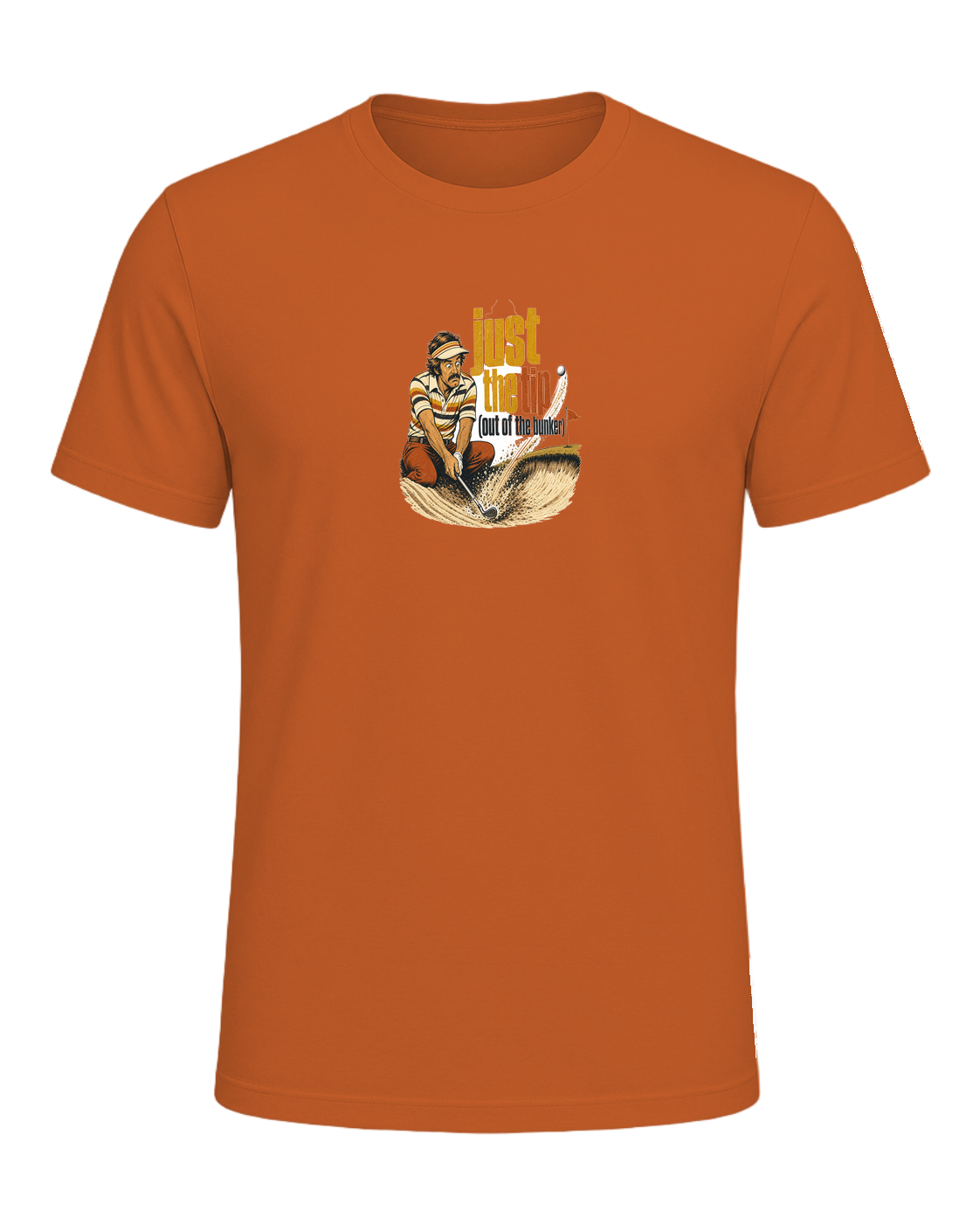 just the tip (out of the bunker) — Orange