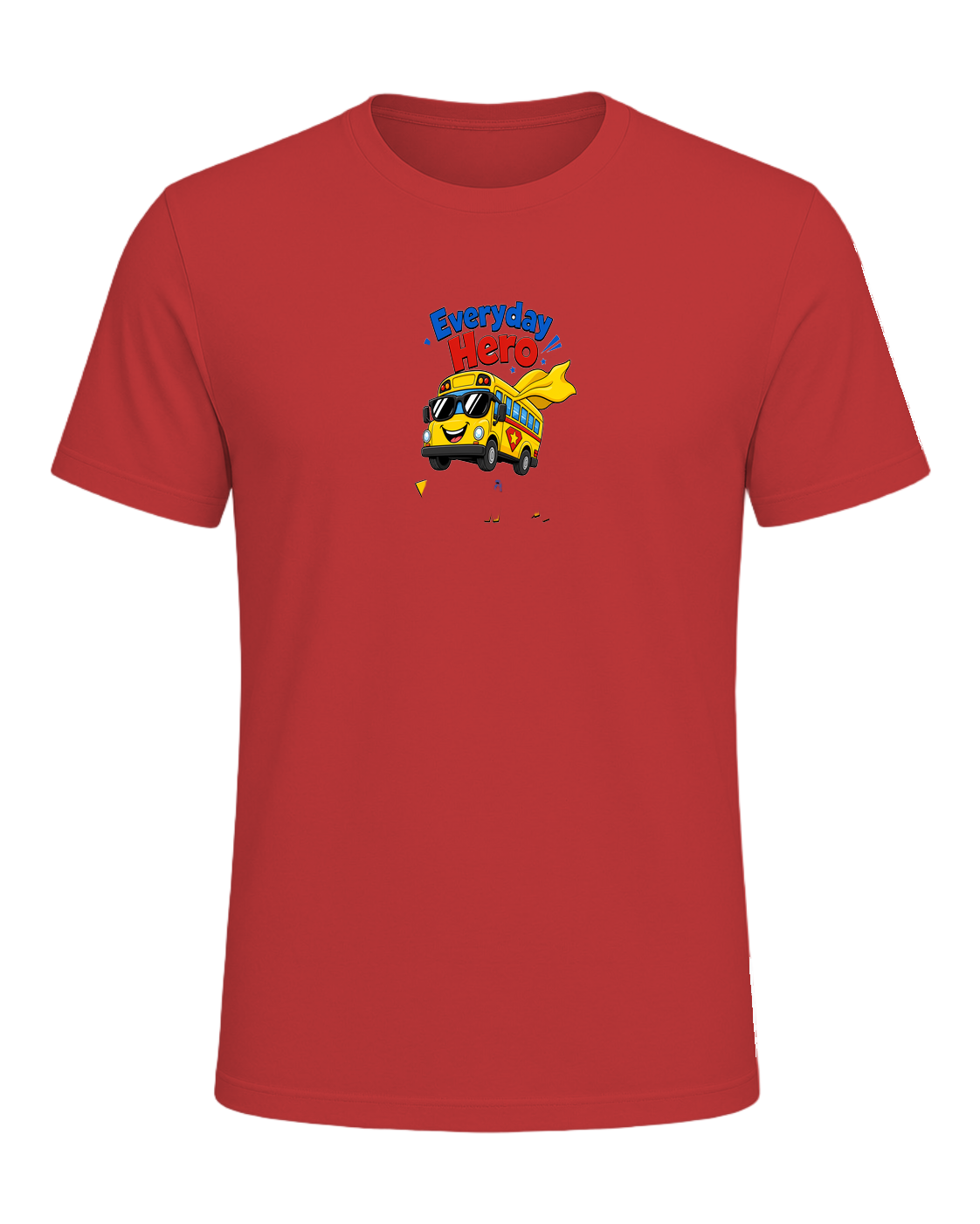 School Bus Driver — Red