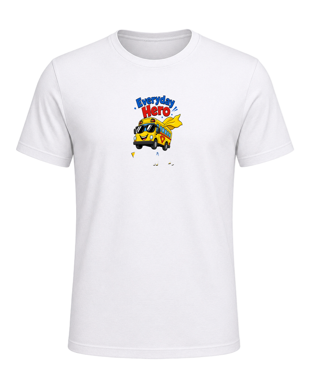 School Bus Driver — White