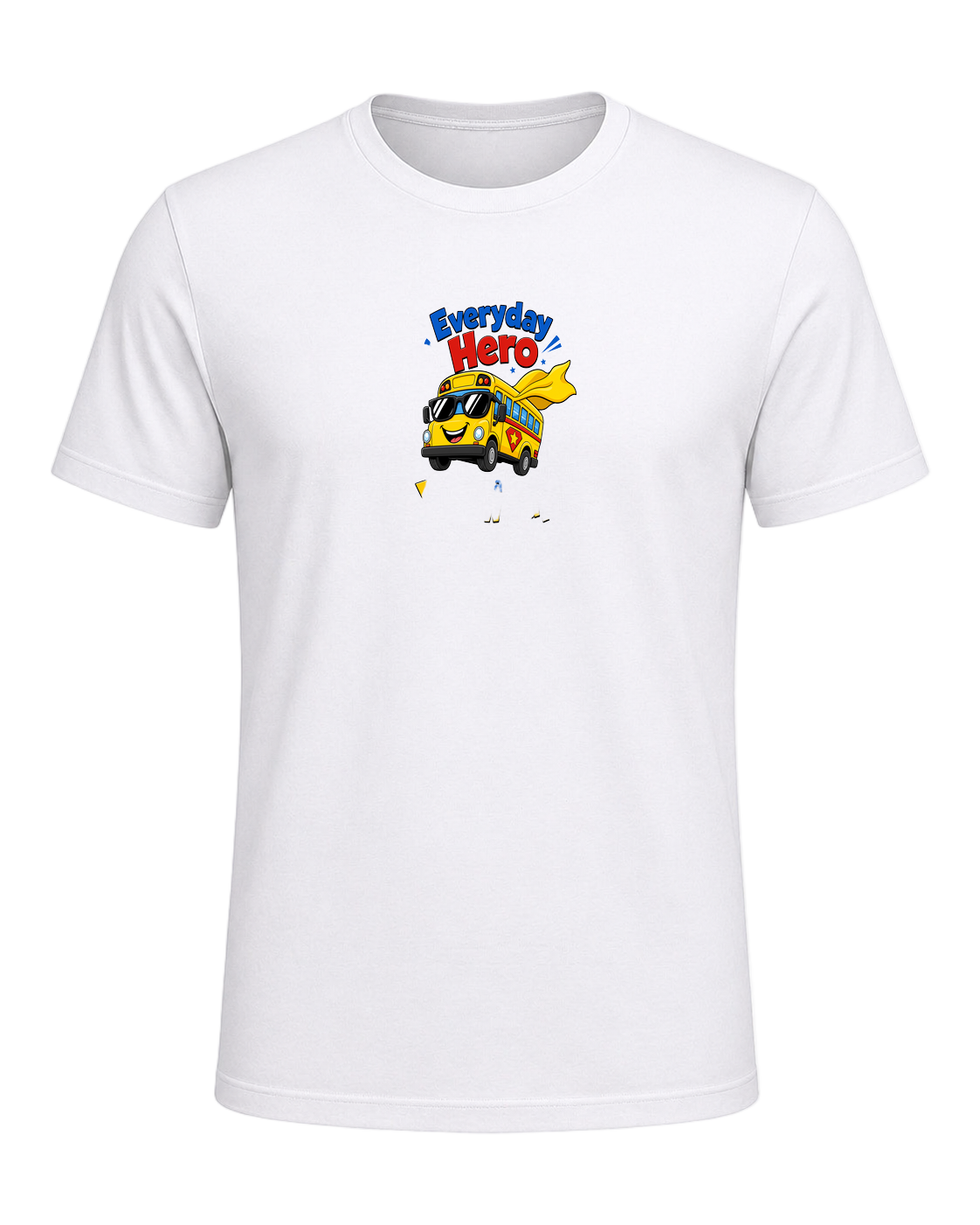 School Bus Driver — White