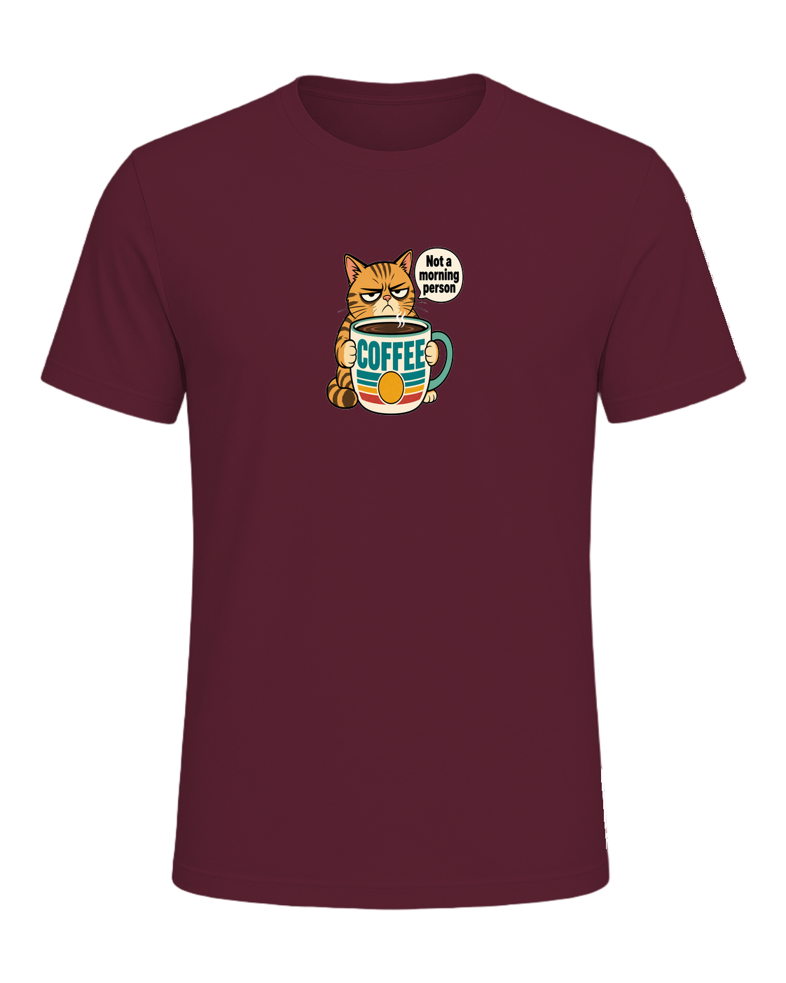 Grumpy Cat Coffee — Maroon