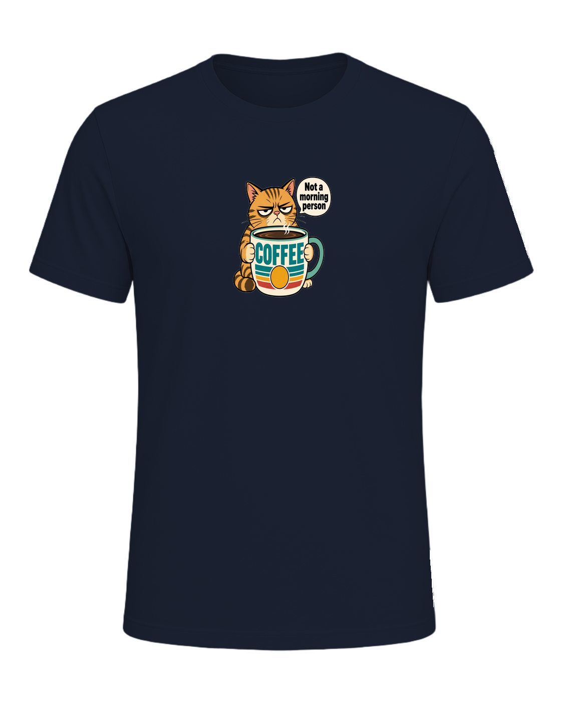 Grumpy Cat Coffee — Navy