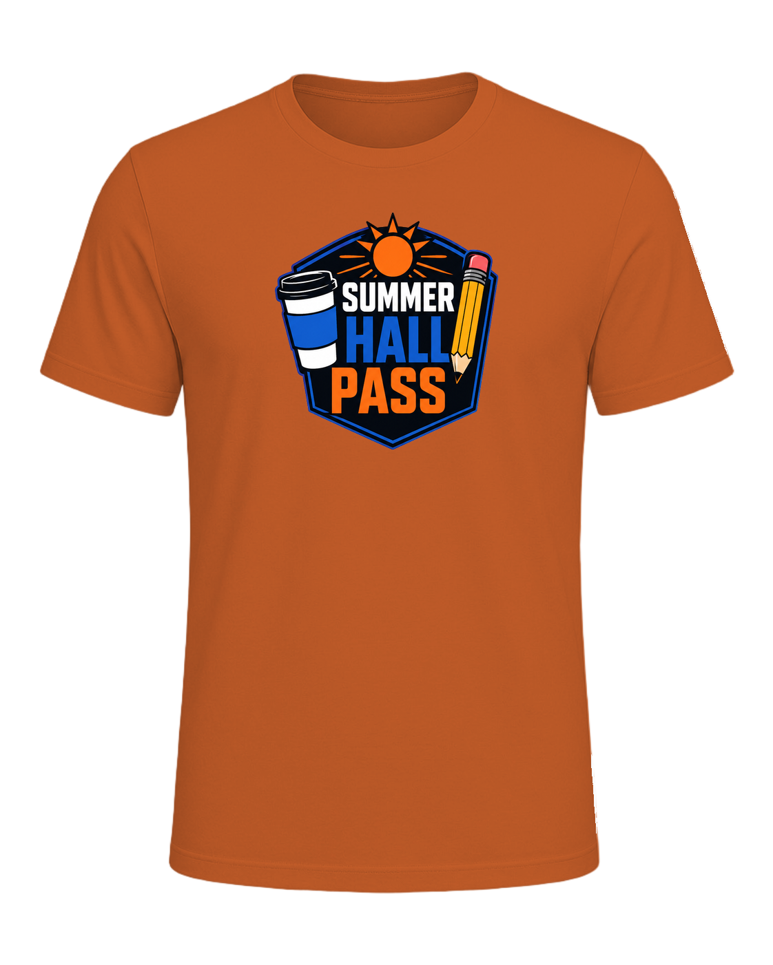 SUMMER HALL PASS — Orange