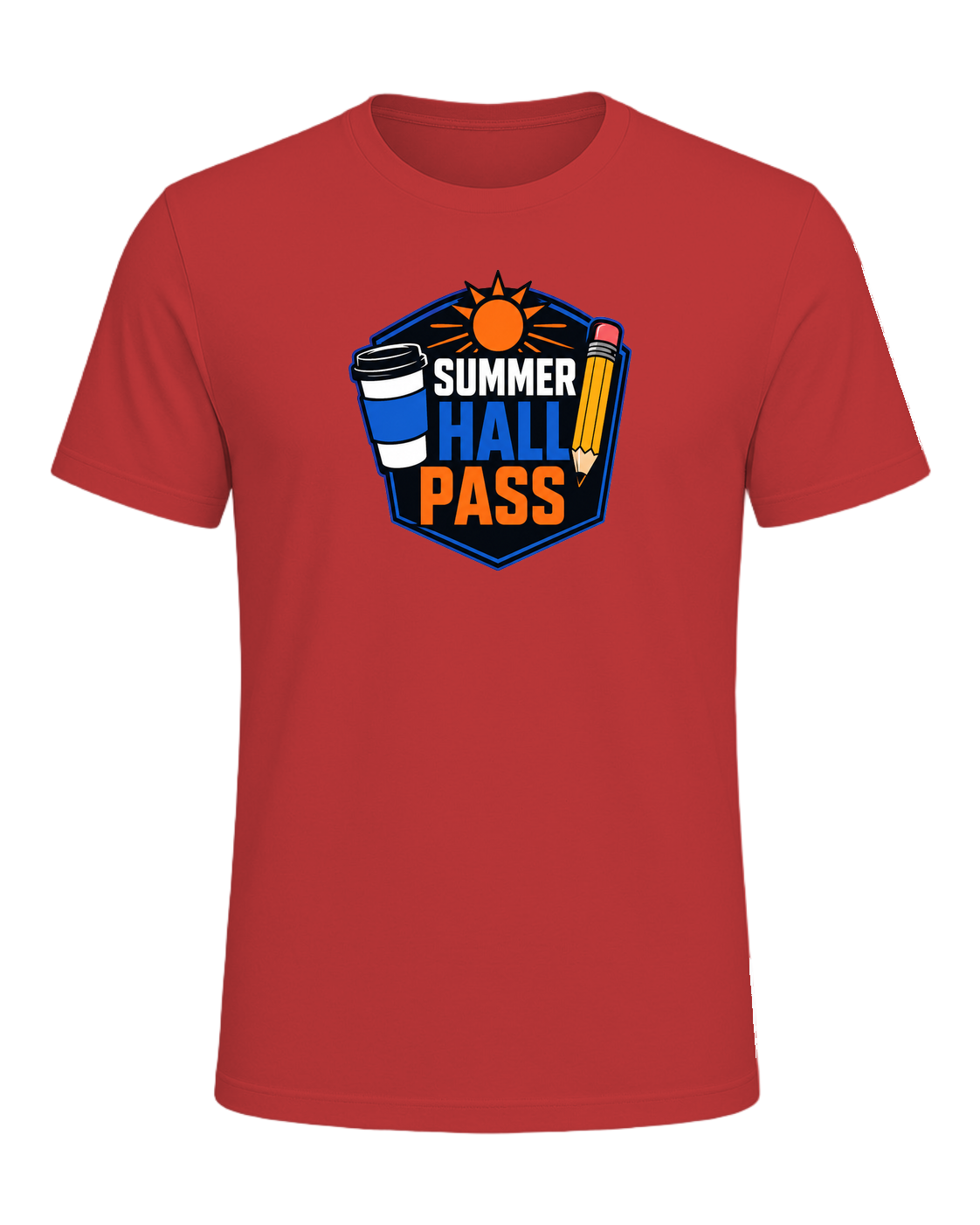 SUMMER HALL PASS — Red