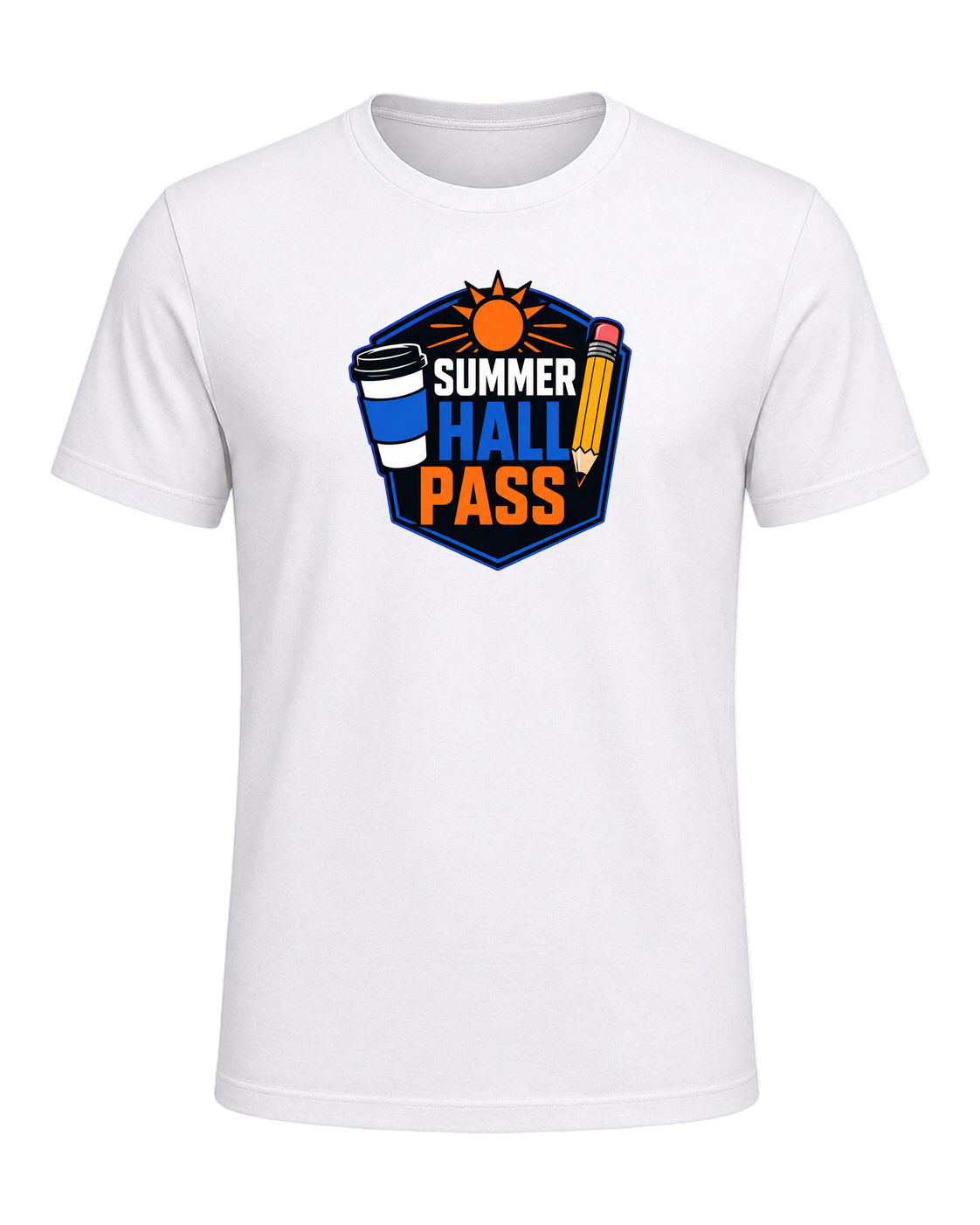 SUMMER HALL PASS — White