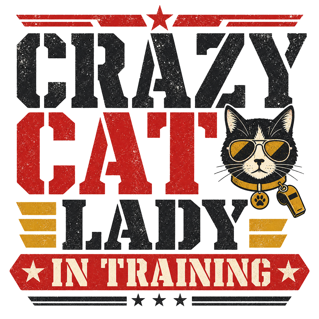 CRAZY CAT LADY IN TRAINING