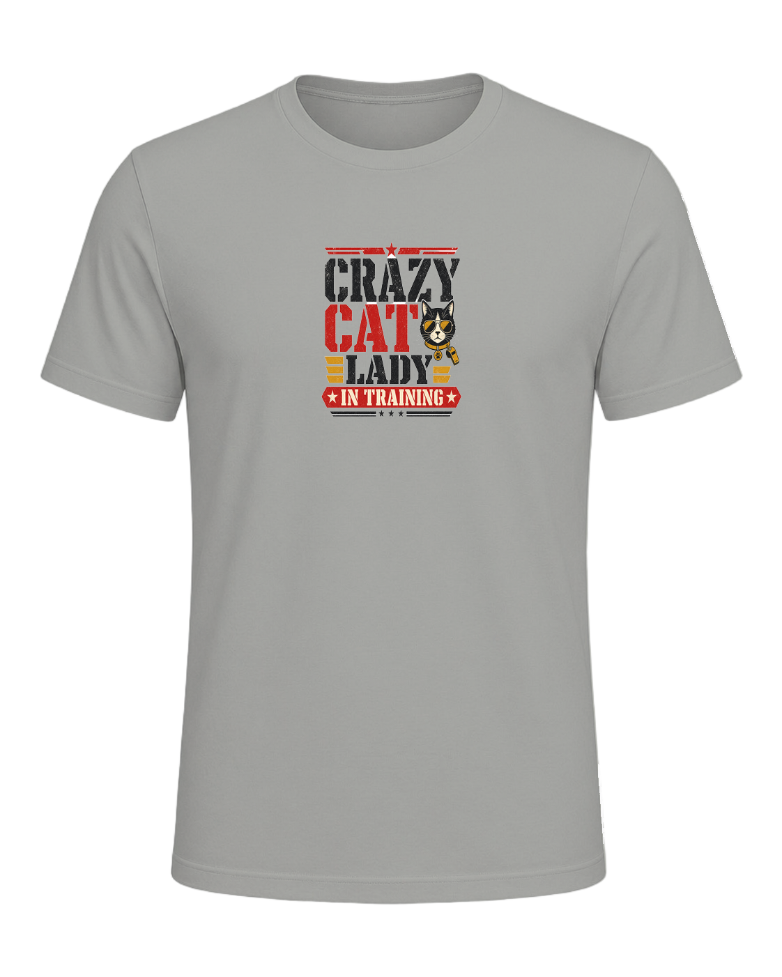 CRAZY CAT LADY IN TRAINING — Gray
