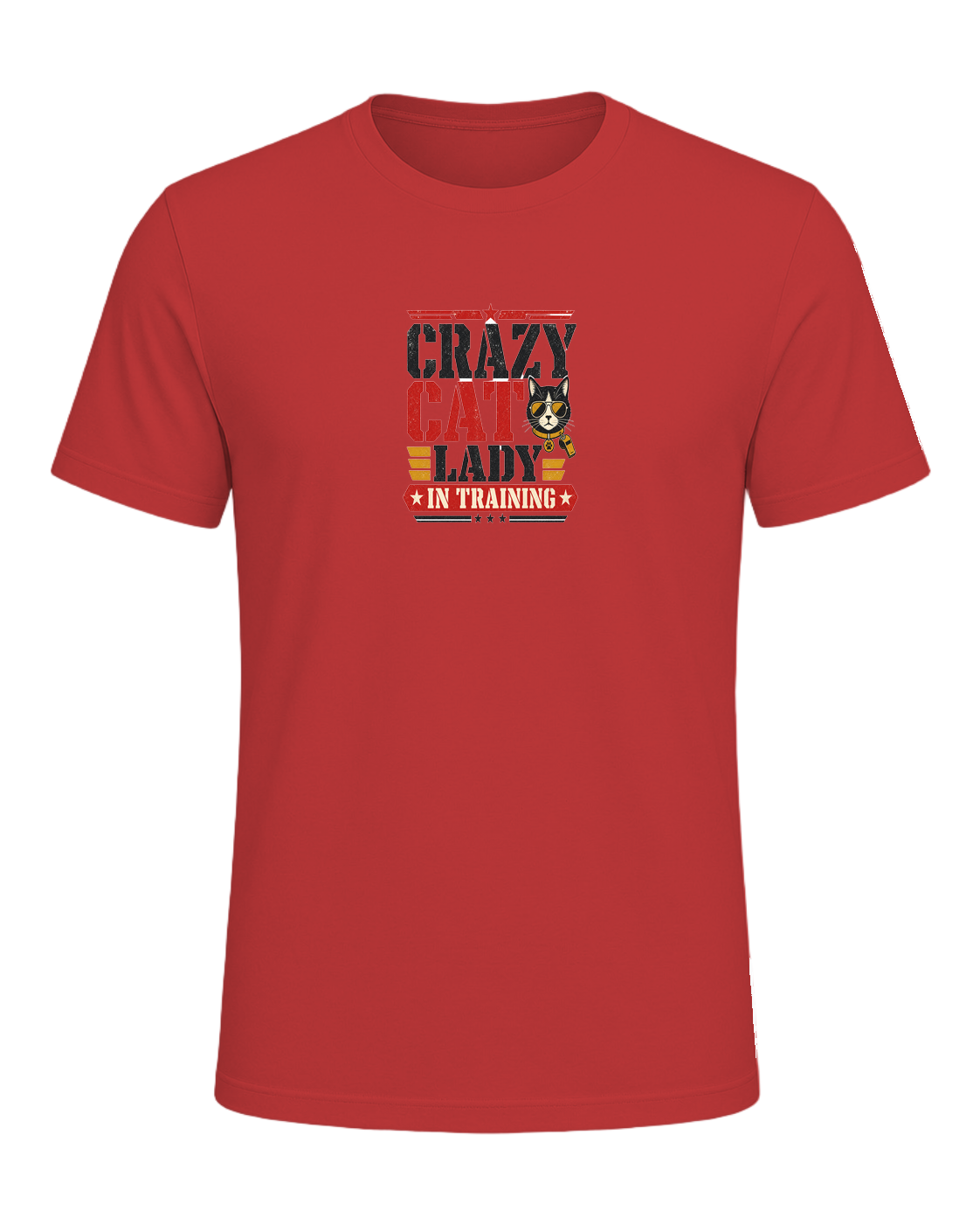 CRAZY CAT LADY IN TRAINING — Red