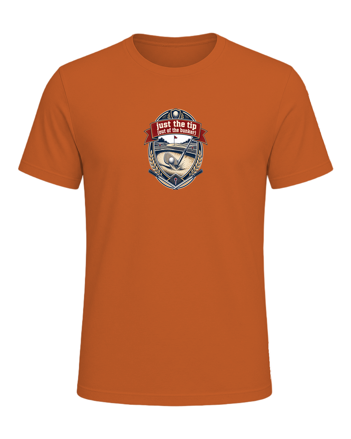 just the tip (out of the bunker) — Orange