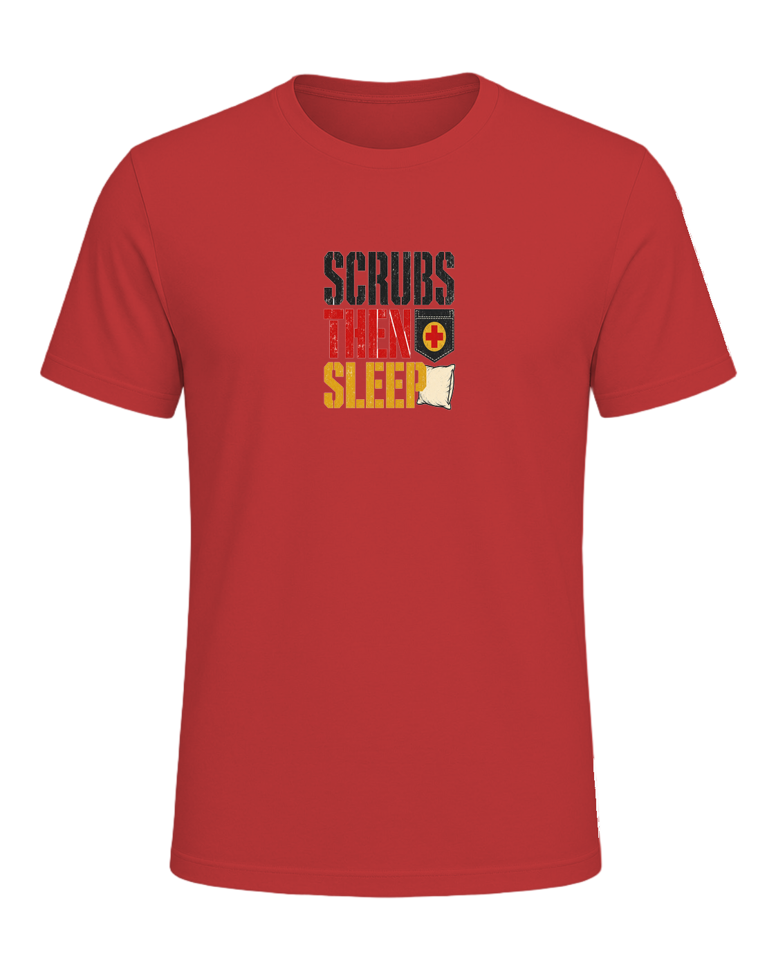 SCRUBS THEN SLEEP — Red