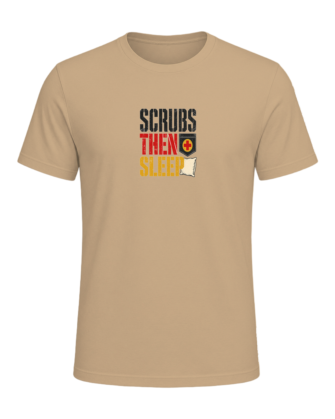 SCRUBS THEN SLEEP — Tan
