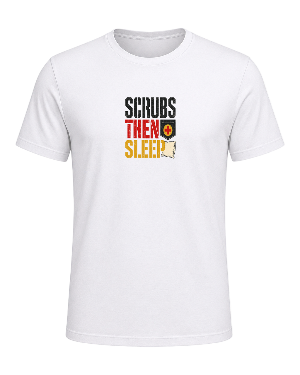 SCRUBS THEN SLEEP — White