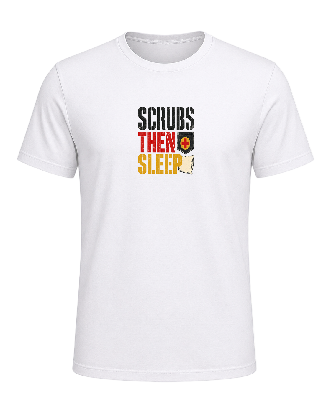 SCRUBS THEN SLEEP — White