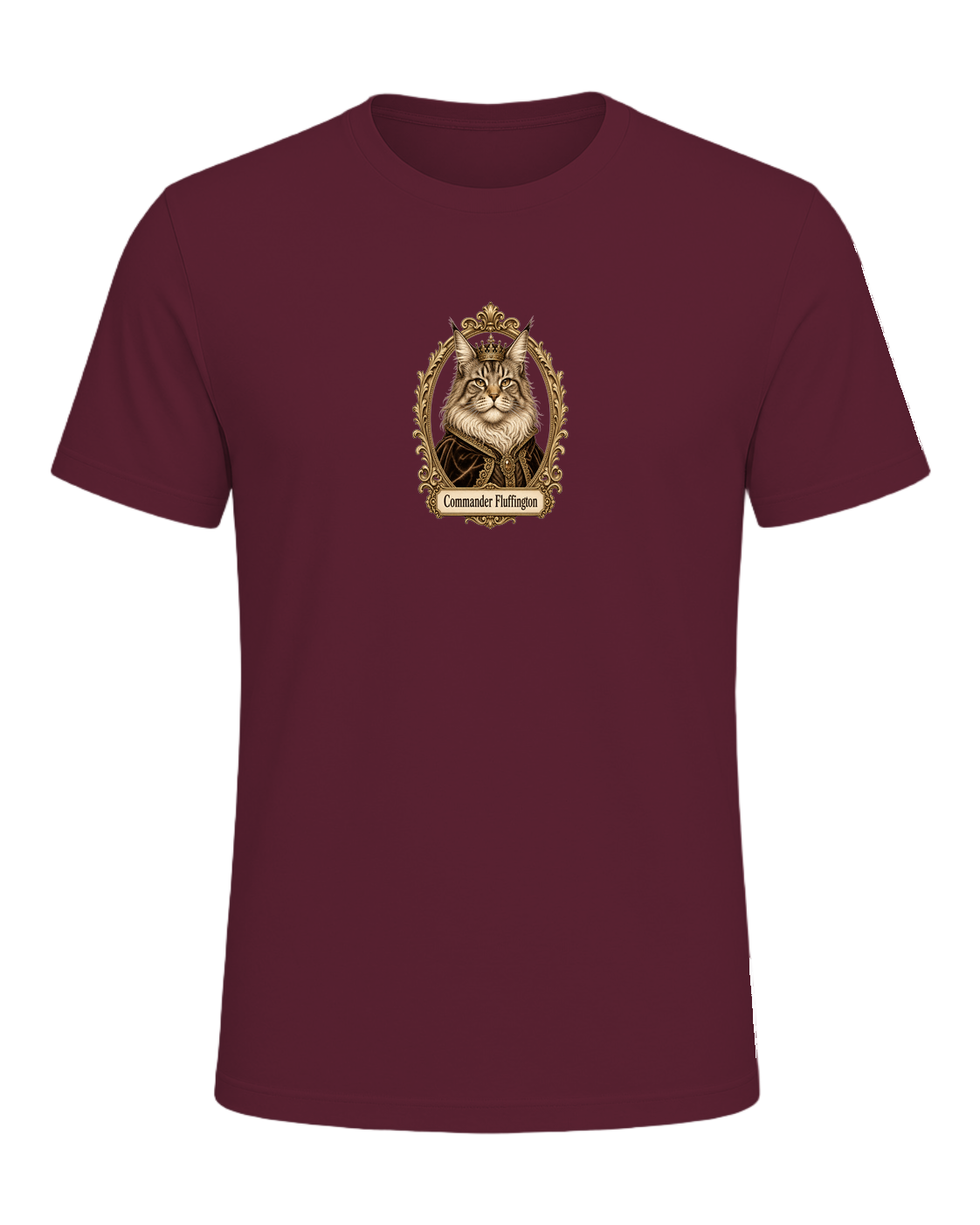 Maine Coon Royalty — Maroon