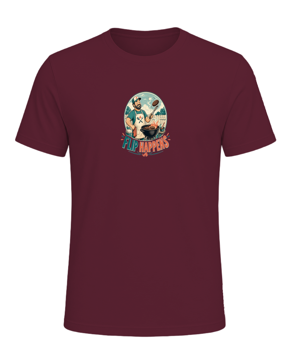 FLIP HAPPENS — Maroon