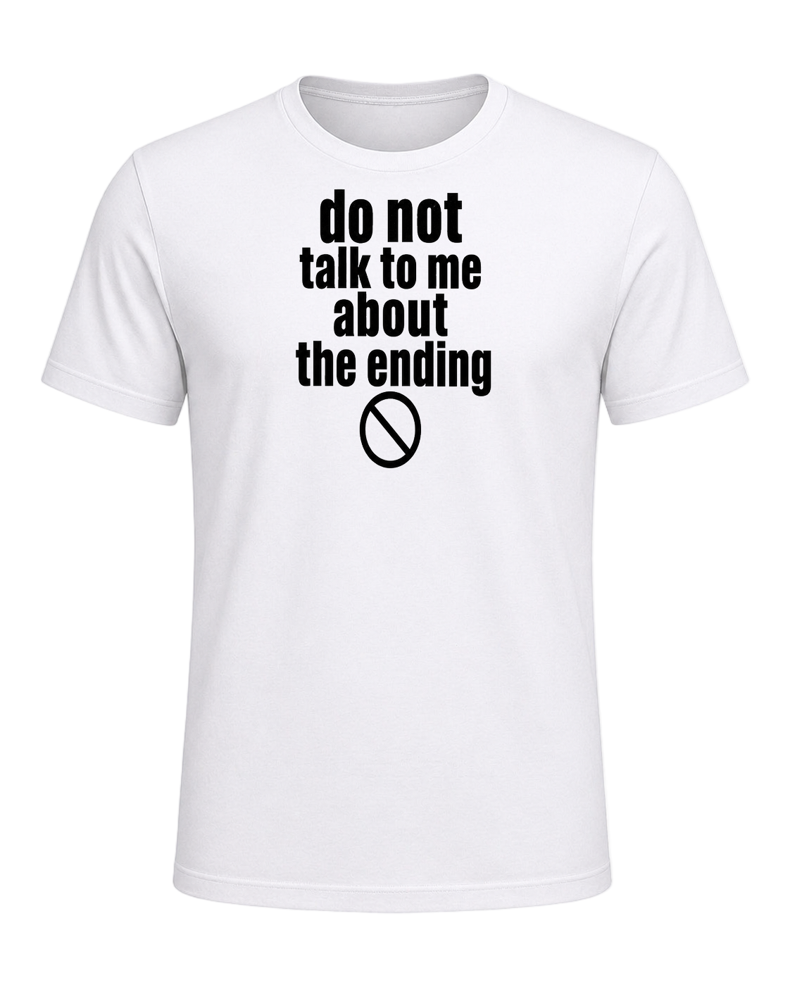do not talk to me about the ending — White