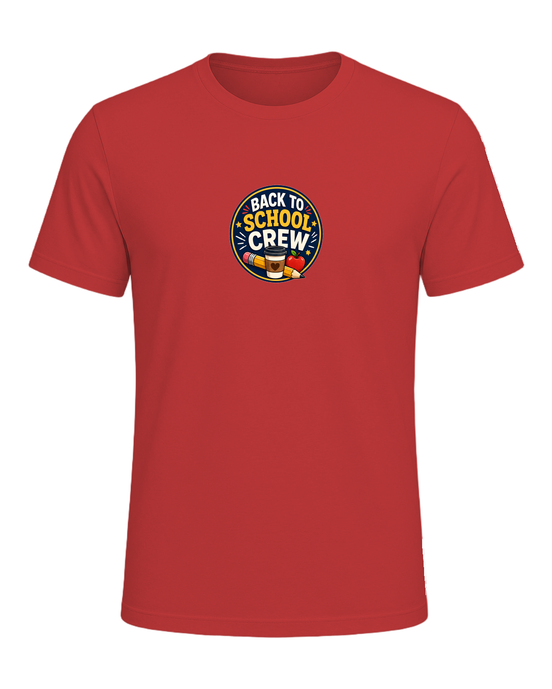 BACK TO SCHOOL CREW — Red