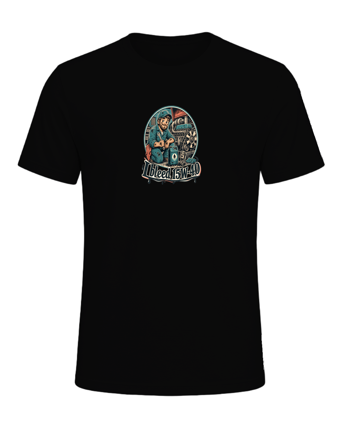 I bleed 15W-40 — Black