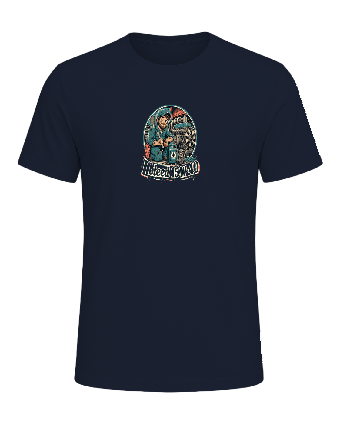 I bleed 15W-40 — Navy