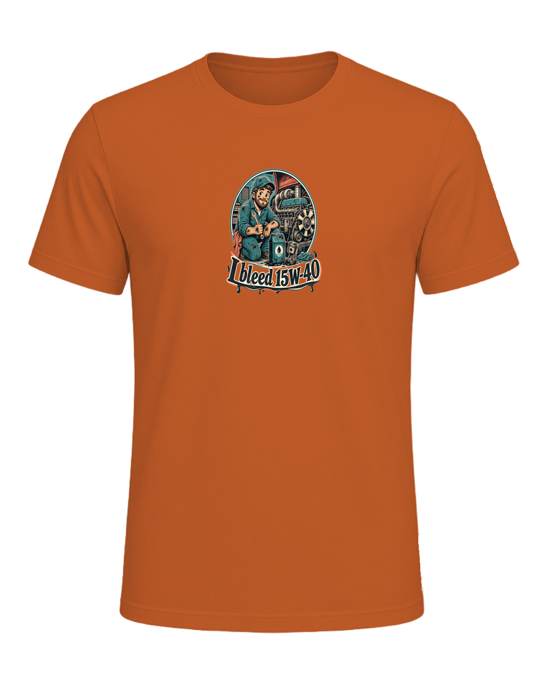 I bleed 15W-40 — Orange