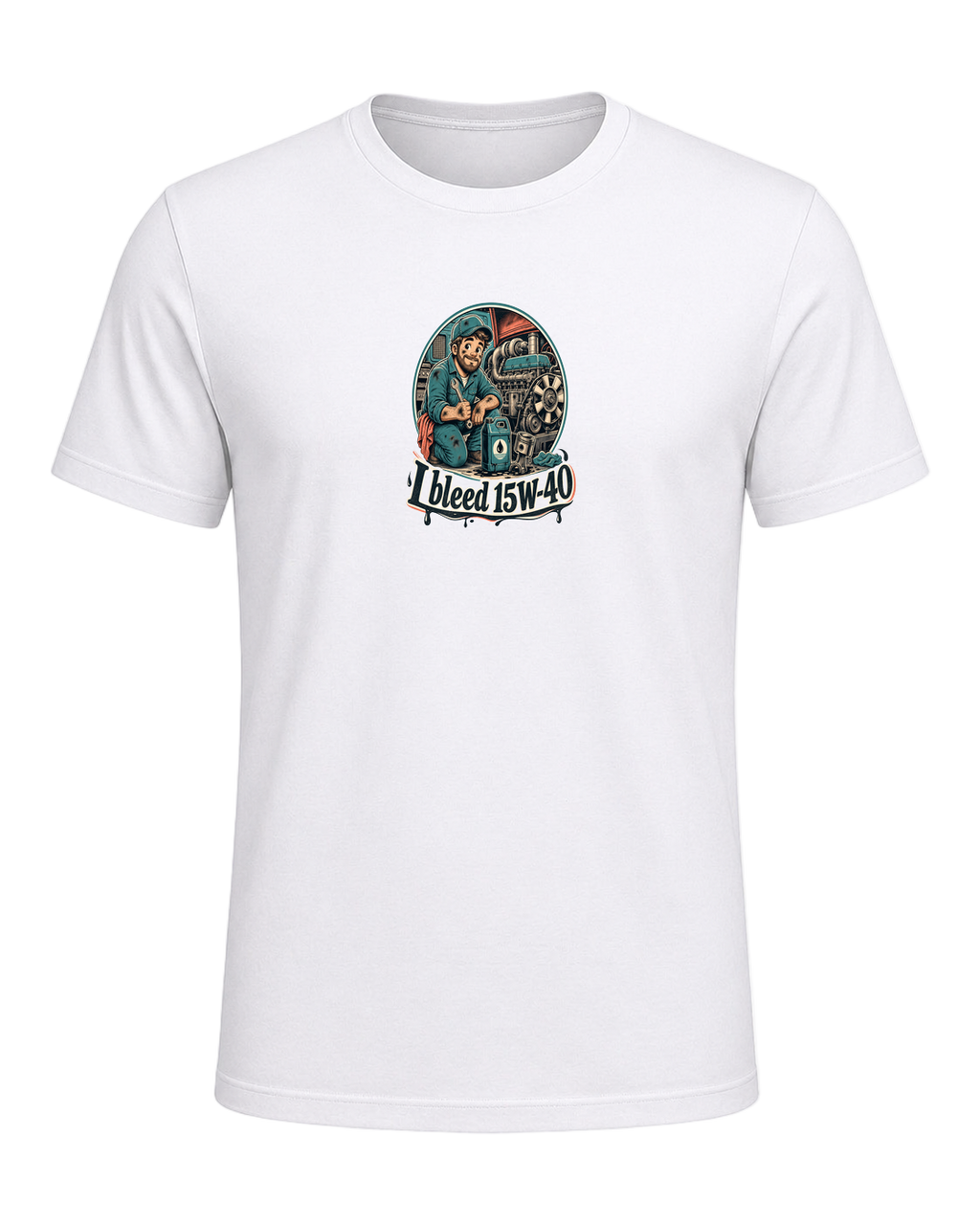 I bleed 15W-40 — White
