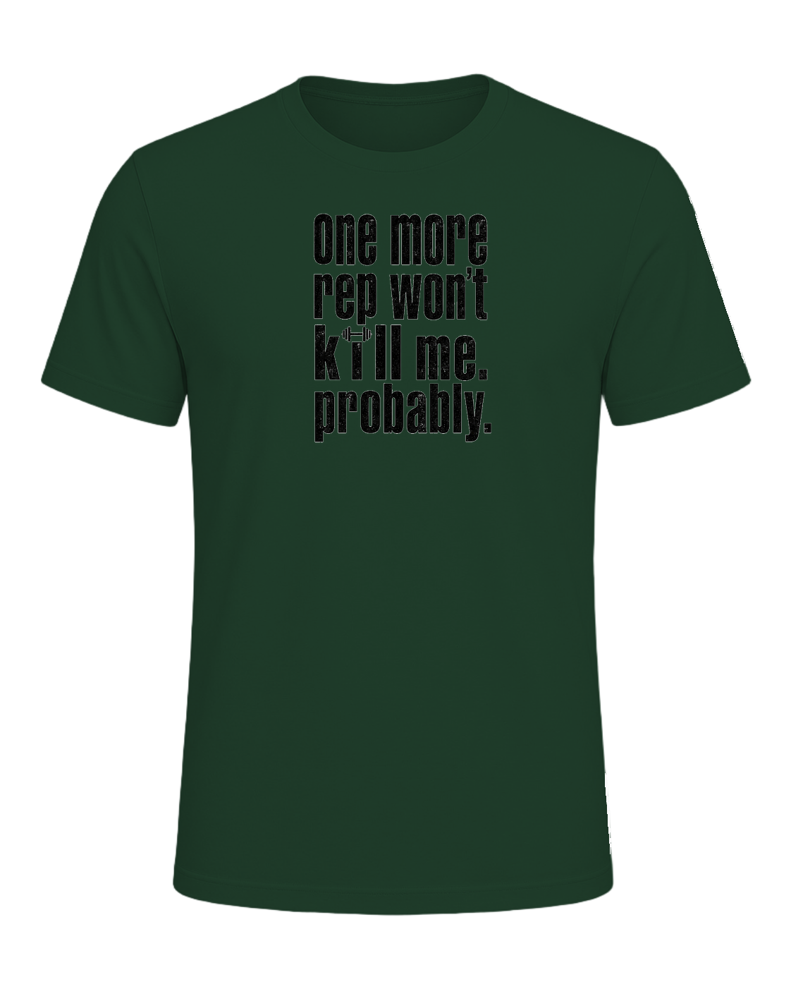 one more rep won't kill me. probably. — Forest