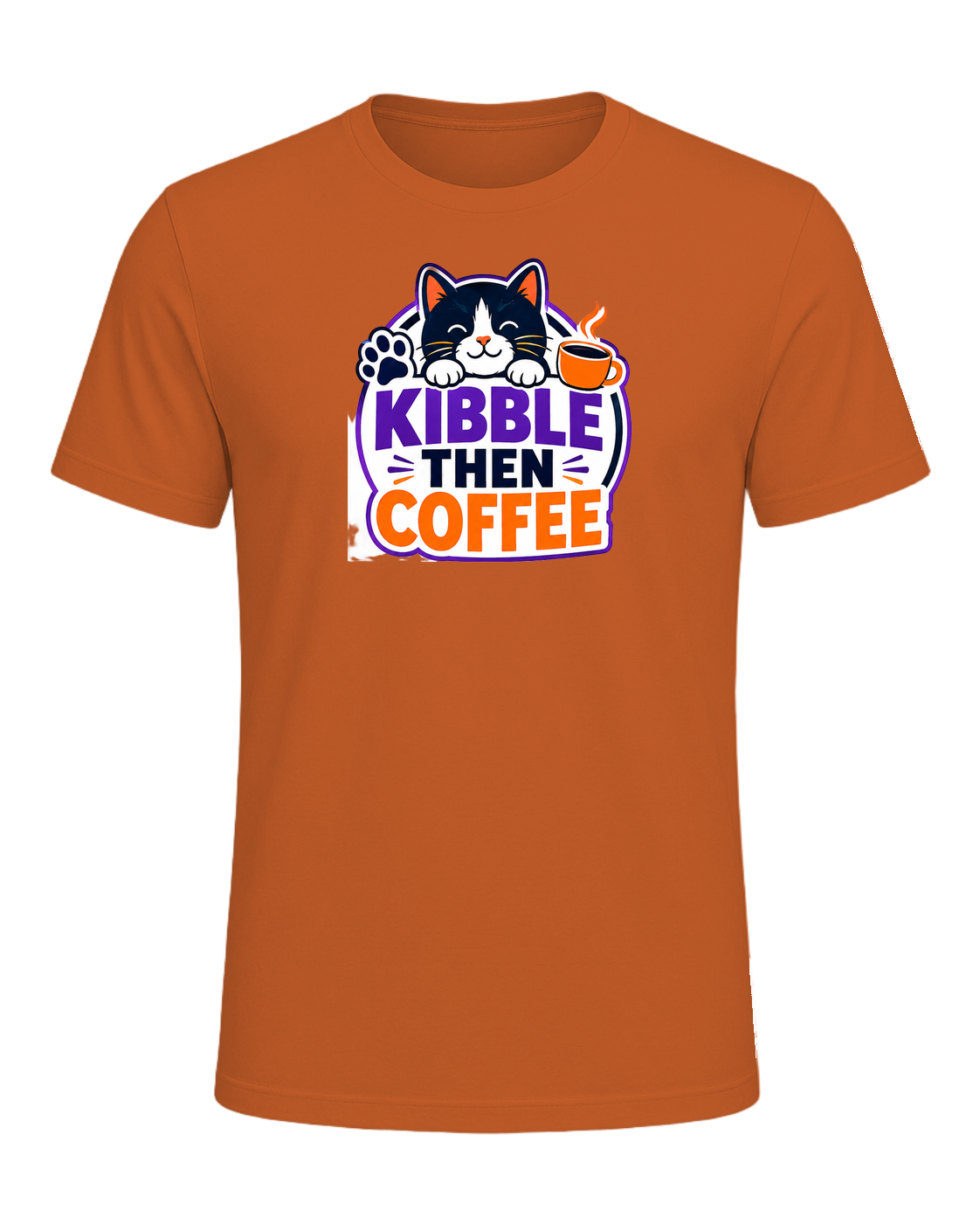 KIBBLE THEN COFFEE — Orange