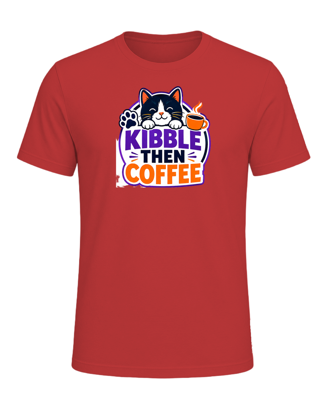 KIBBLE THEN COFFEE — Red