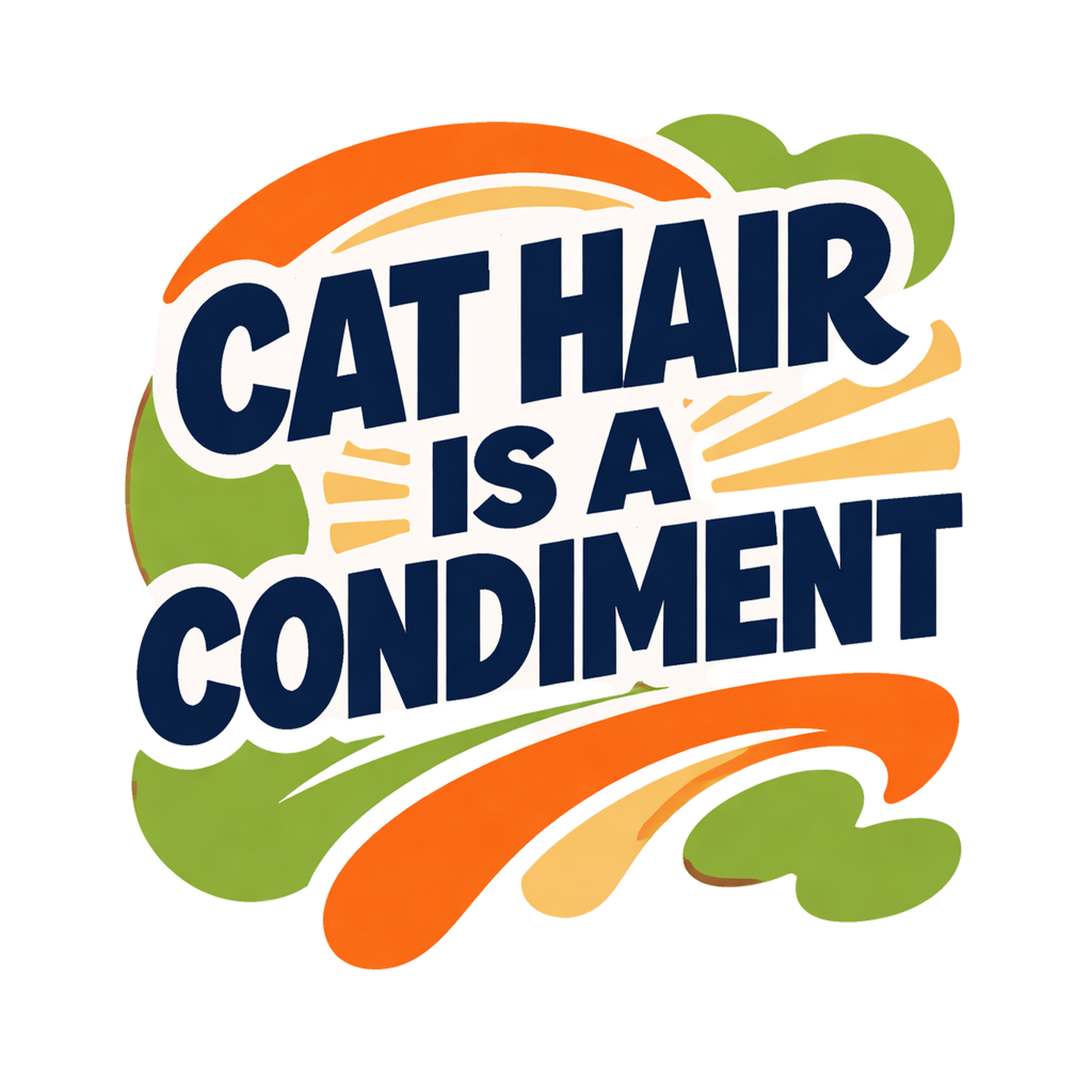 CAT HAIR IS A CONDIMENT