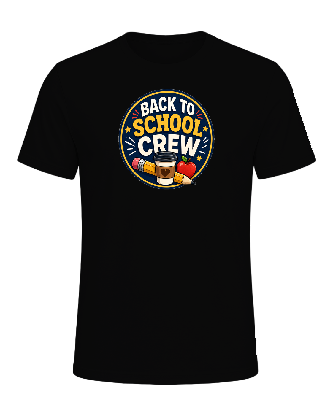BACK TO SCHOOL CREW — Black