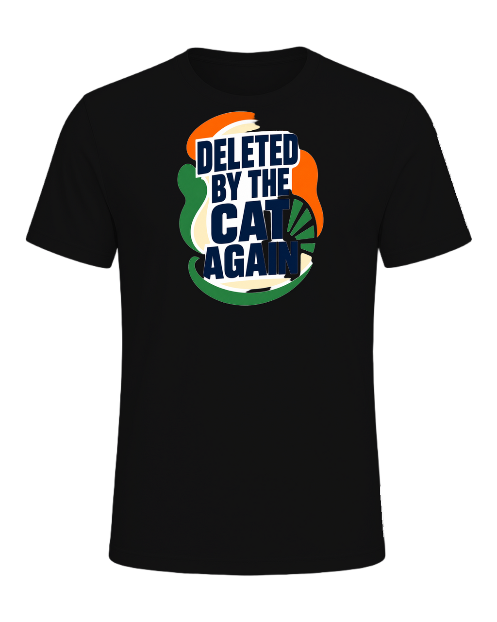 DELETED BY THE CAT AGAIN — Vintage Black