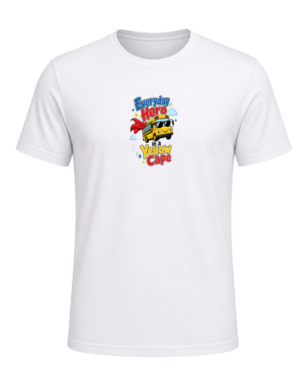 School Bus Driver — White