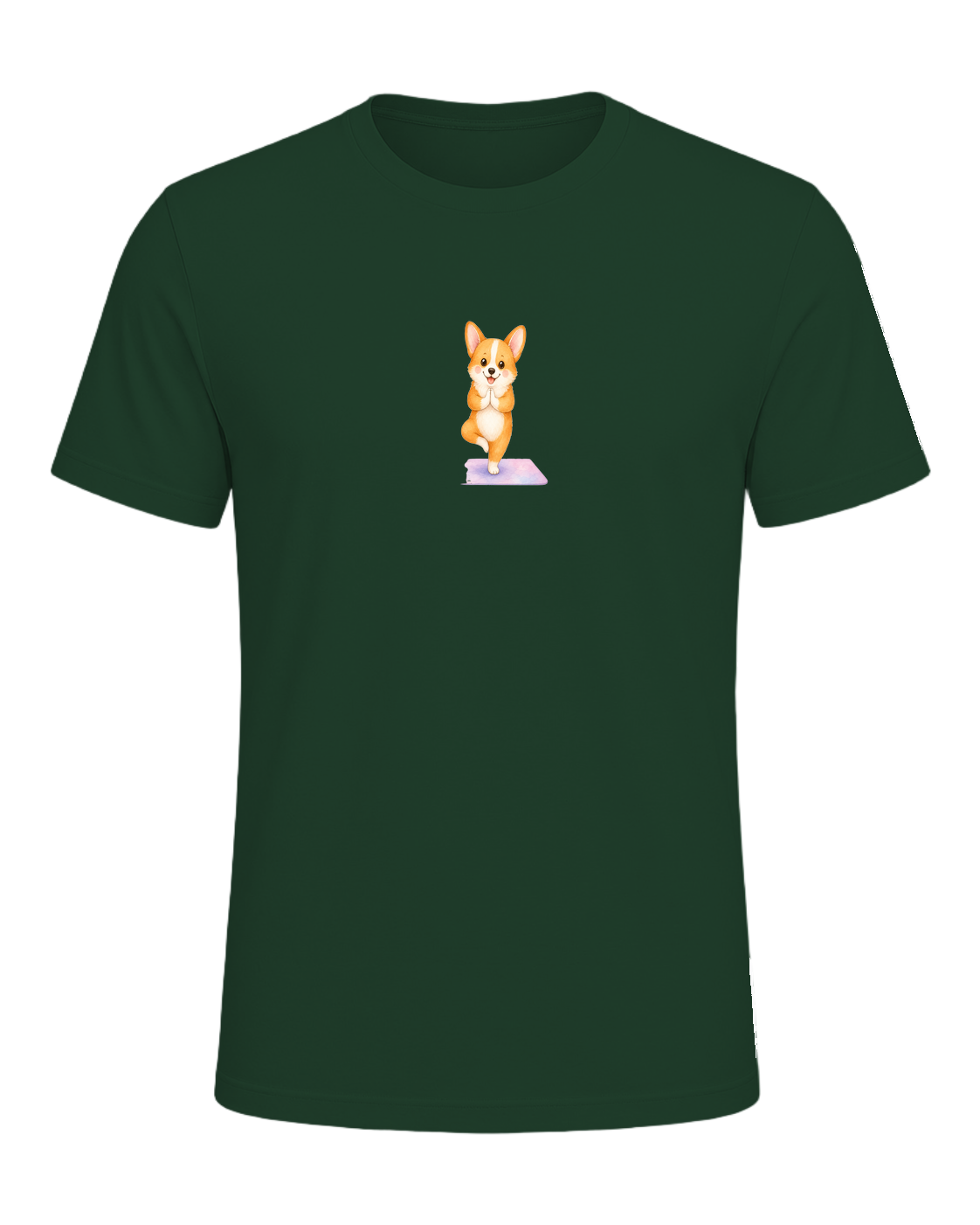 Corgi + Yoga — Forest