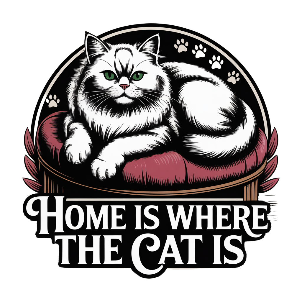 HOME IS WHERE THE CAT IS