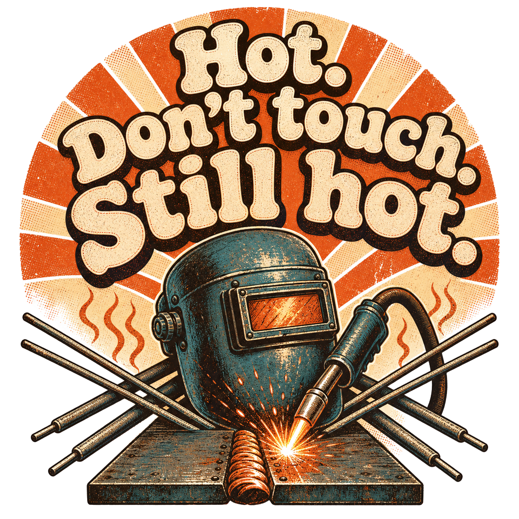 Hot. Don't touch. Still hot.