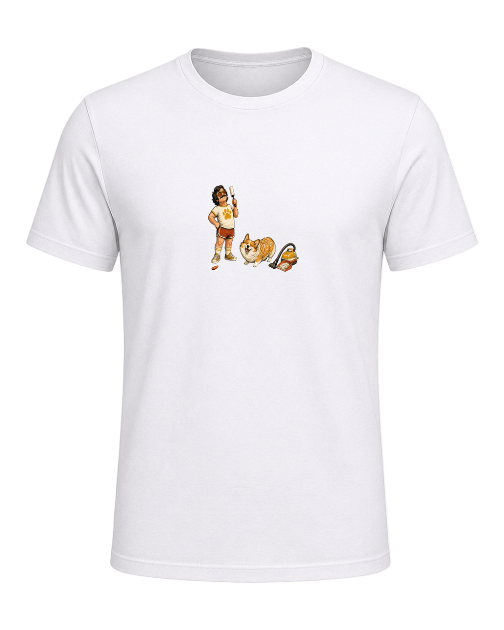 Picked the Dog That Sheds the Most. On Purpose. — White