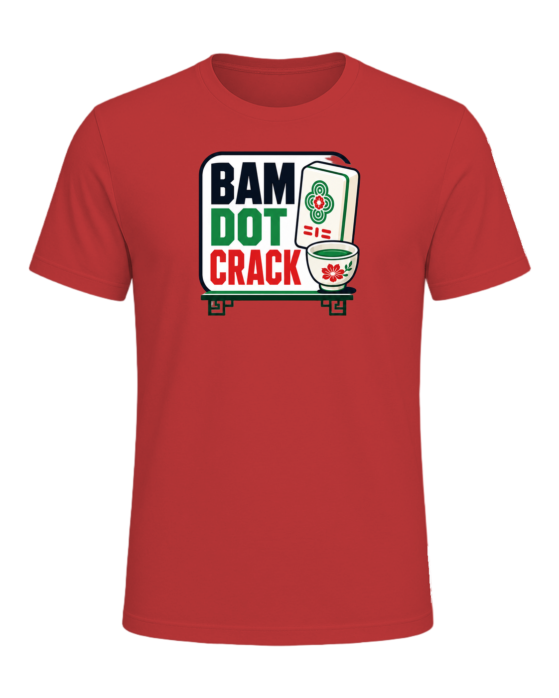 BAM DOT CRACK — Red