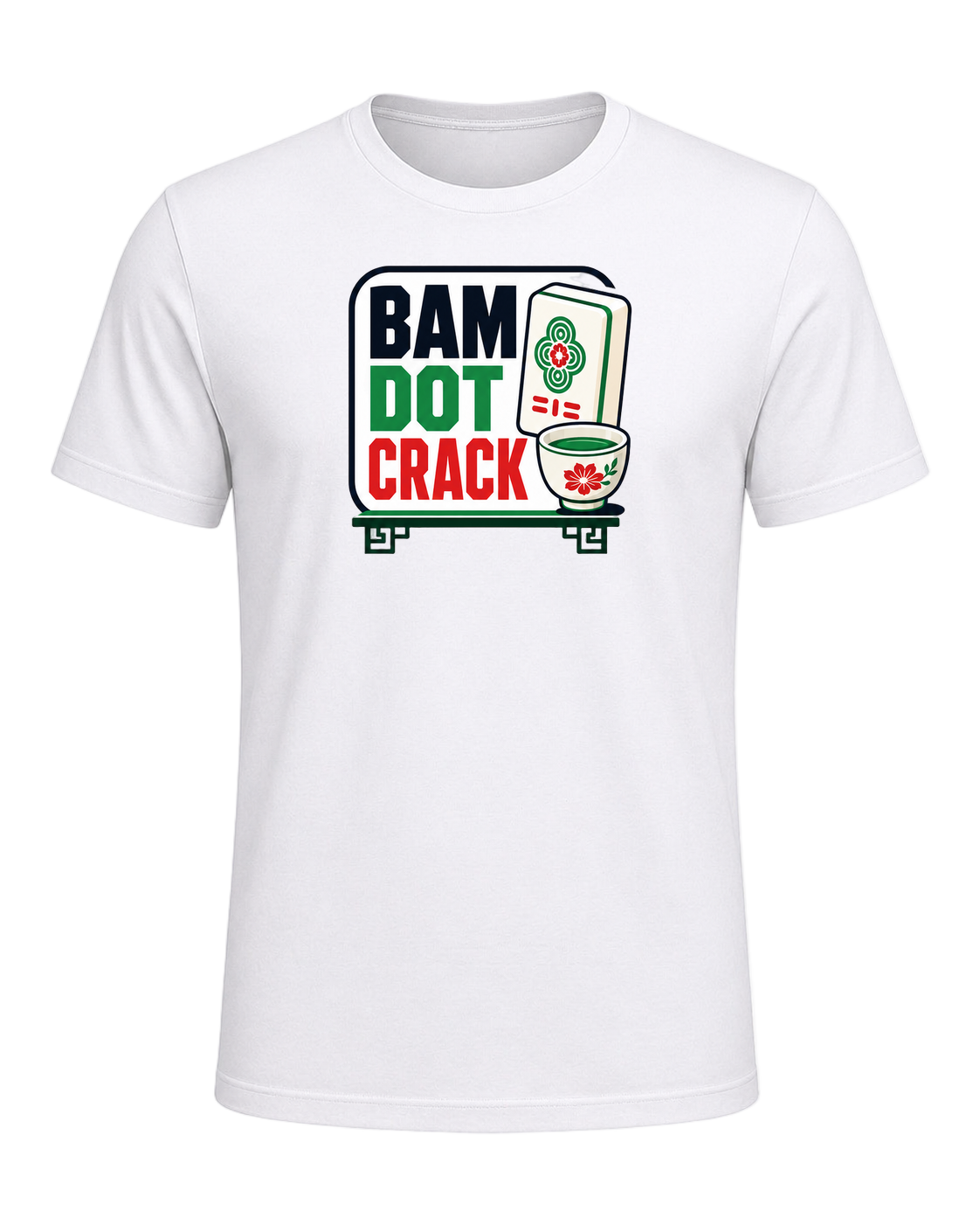 BAM DOT CRACK — White
