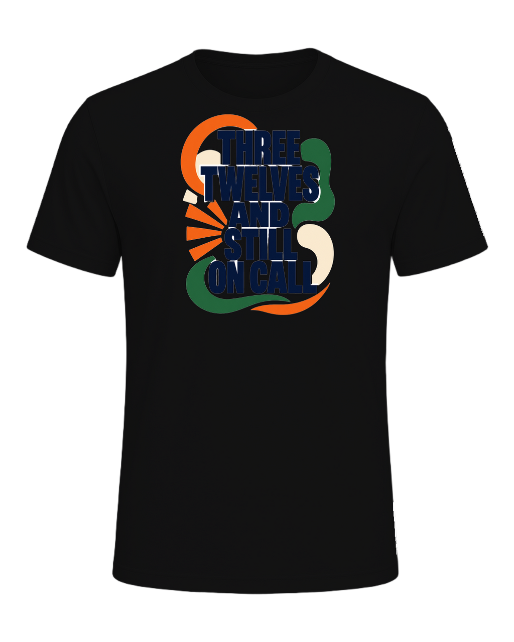 THREE TWELVES AND STILL ON CALL — Vintage Black