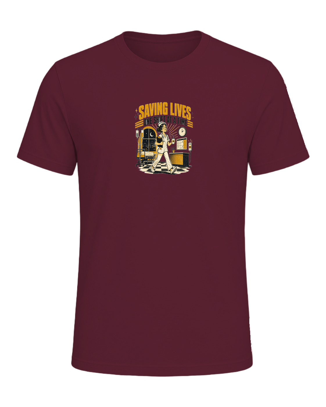 SAVING LIVES ONE SHIFT AT A TIME — Maroon