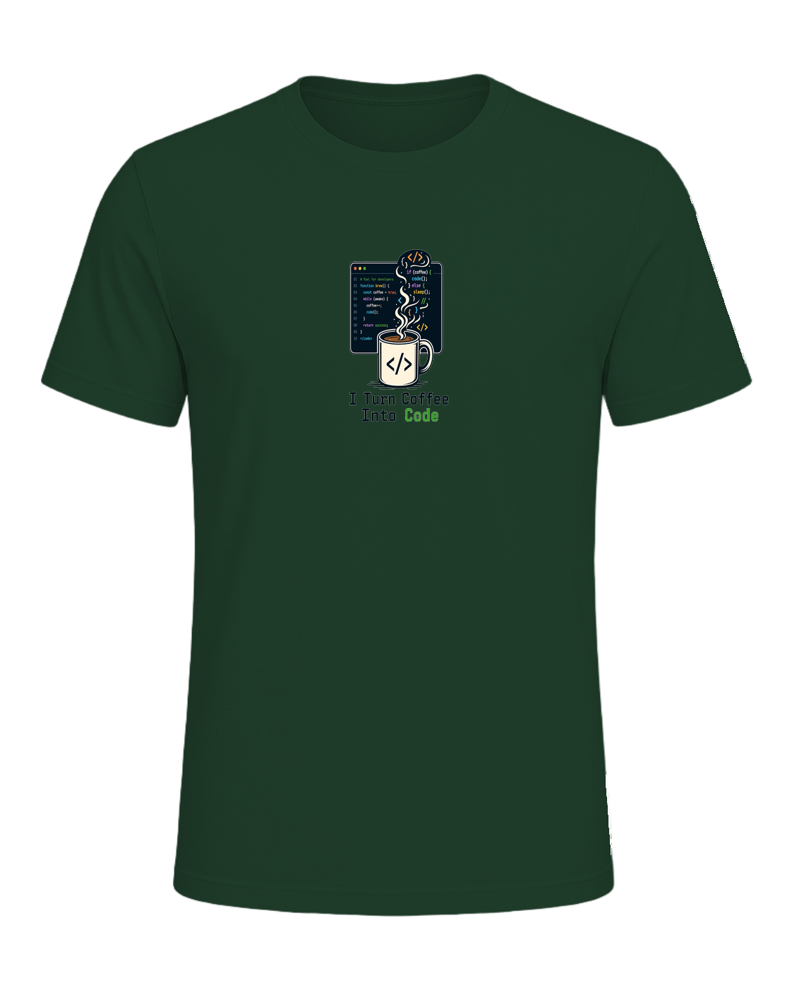 Coffee + Programmer — Forest