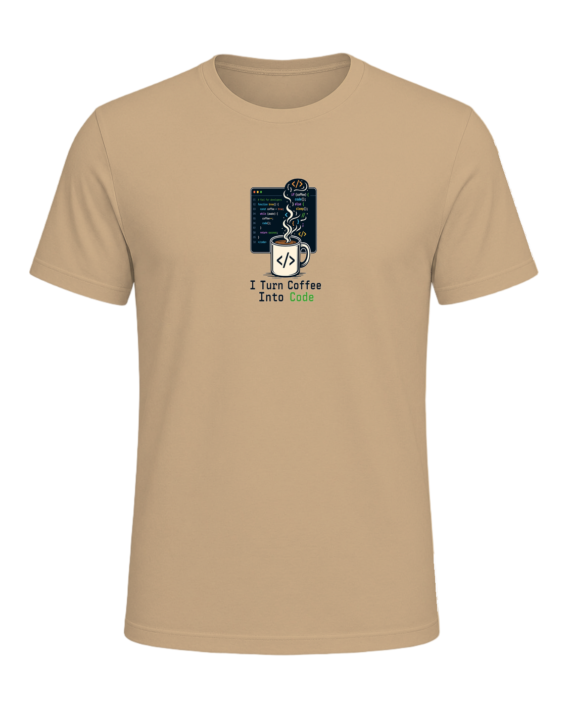 Coffee + Programmer — Tan