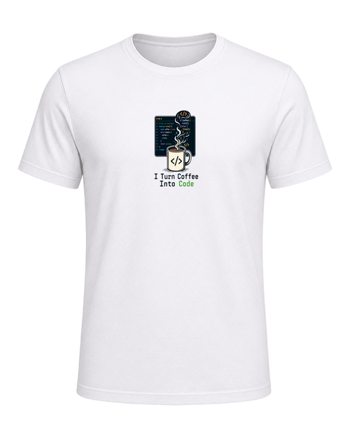 Coffee + Programmer — White