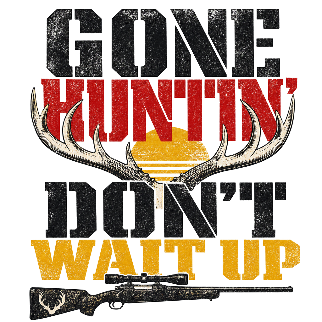 GONE HUNTIN' DON'T WAIT UP