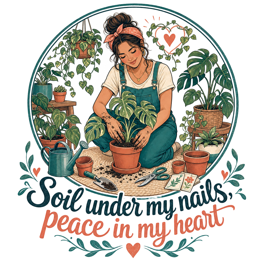 Soil under my nails, peace in my heart