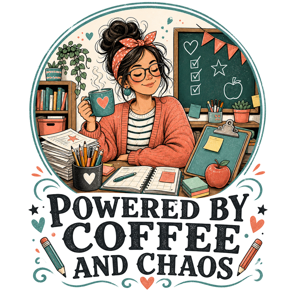 POWERED BY COFFEE AND CHAOS